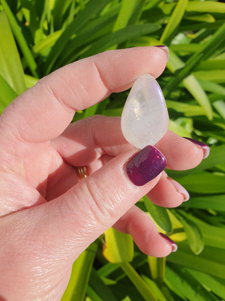 Rose Aura Tumbled Stone Small