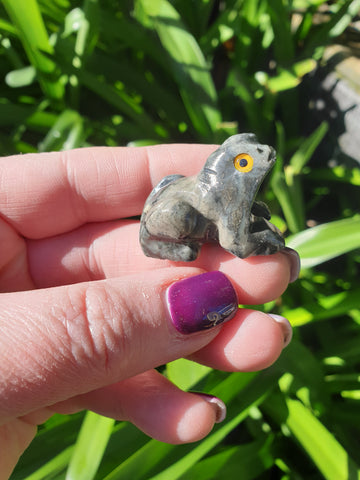 Frog Soapstone Animal
