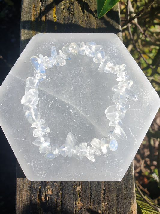 Opalite Crystal Chip Bracelet