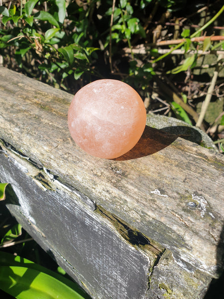Orange Selenite Sphere Small