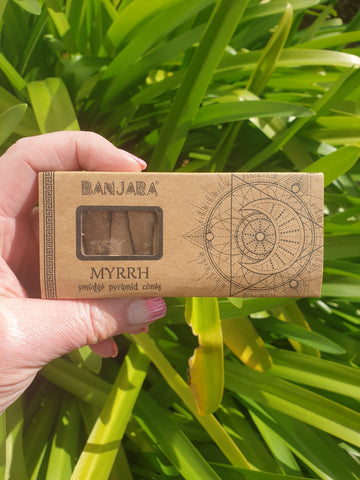 Banjara Myrrh Smudge Pyramid Cones