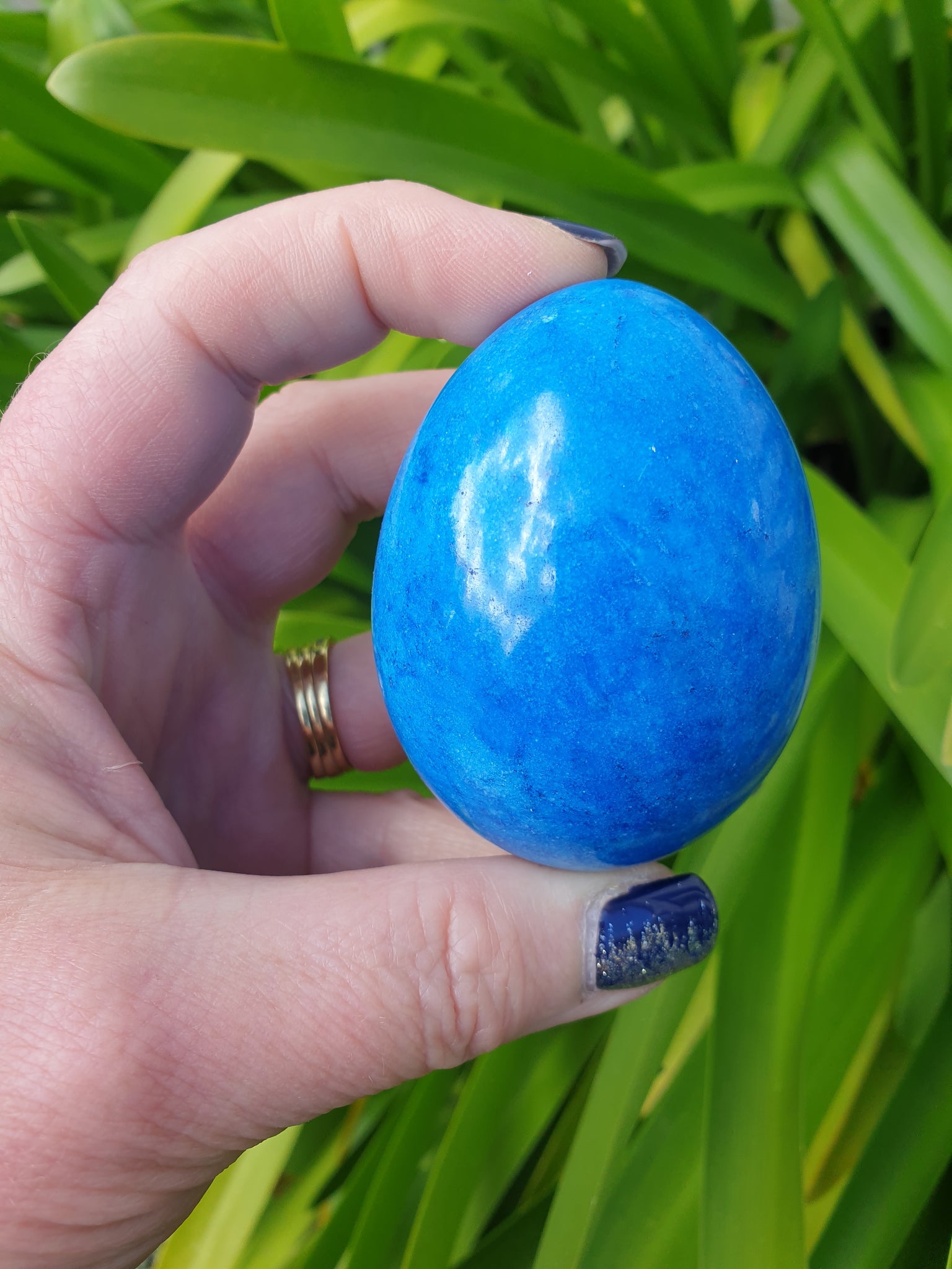 Light Blue Onyx Egg