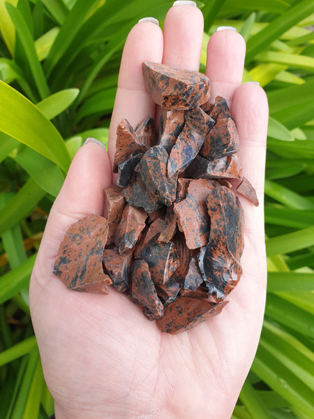 Mahogany Obsidian Rough 100g Bag