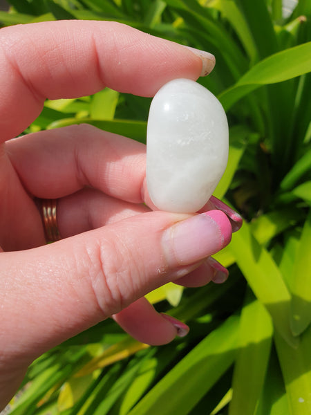 Snow Quartz Tumbled Stone