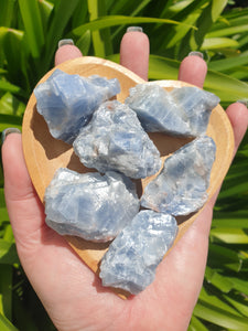 Blue Calcite Rough Small Piece