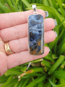 Pietersite | Polished Sterling Silver Pendant G