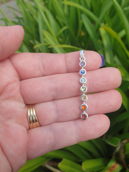 Chakra | Faceted Sterling Silver Pendant