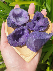 Agate Geode | Cave Purple Large