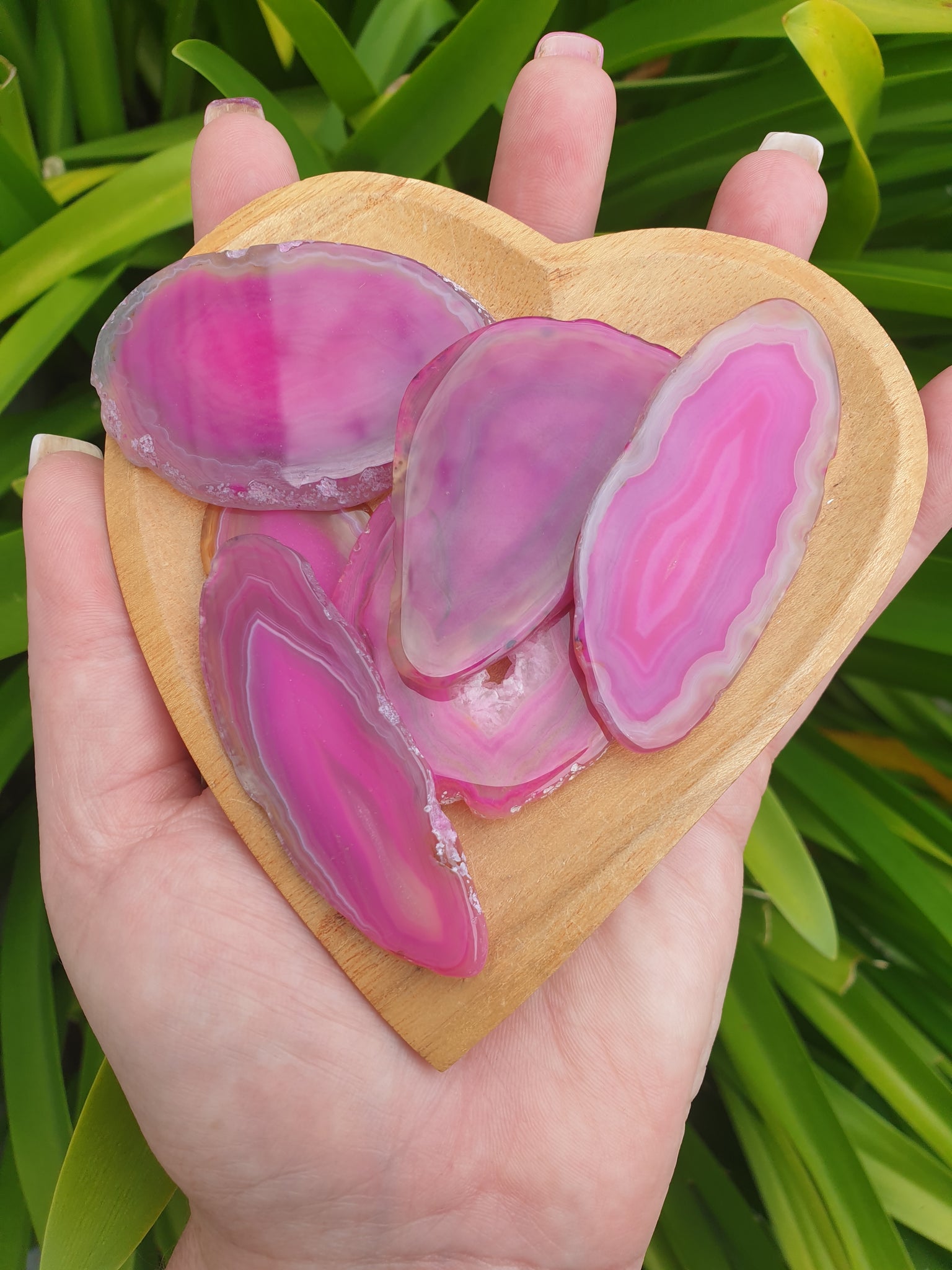 Agate Slice Pink | Small