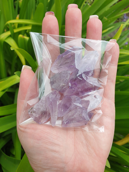 Amethyst Rough Points 10 Pack $30 Valued at $40