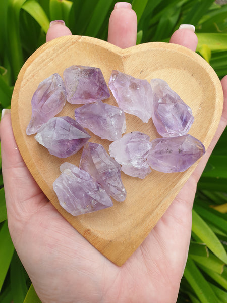 Amethyst Rough Points 10 Pack $30 Valued at $40