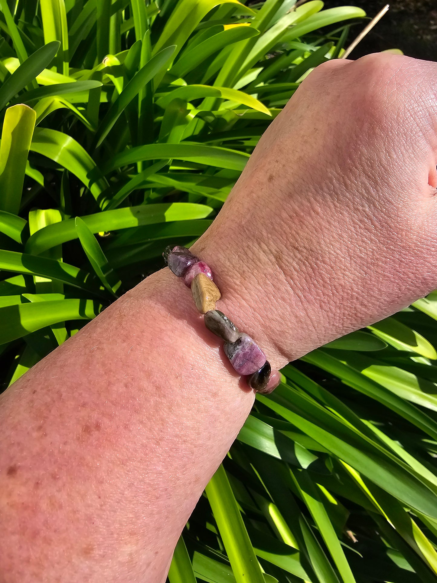 Mixed Tourmaline | Nugget Bead Bracelet