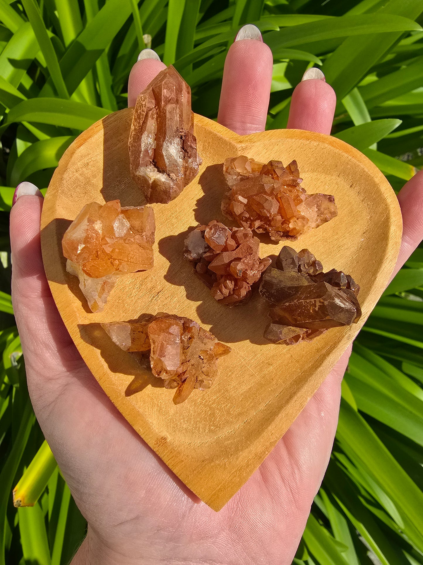 Tangerine Quartz Small Cluster