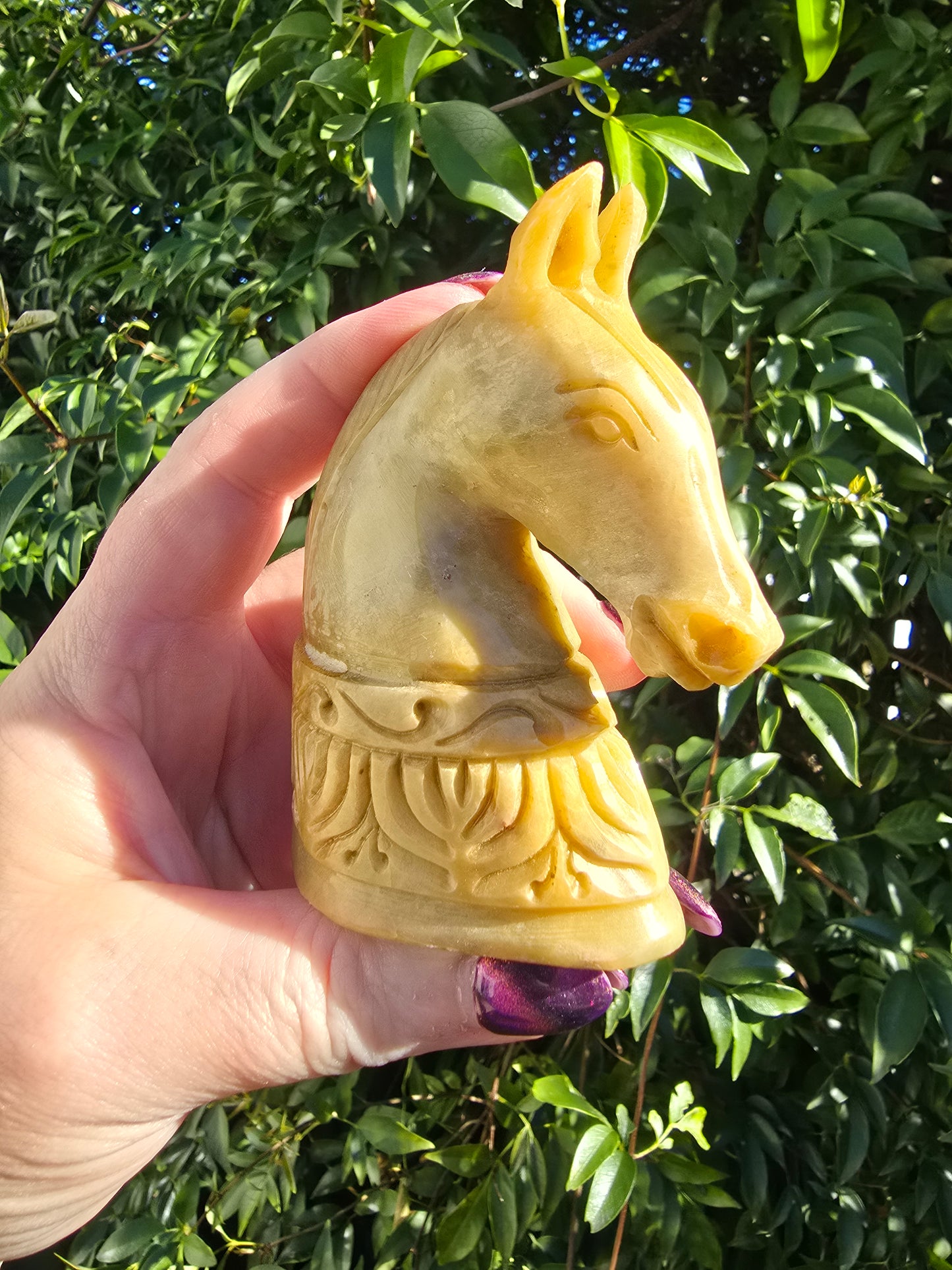 Horse Head Large Soapstone A