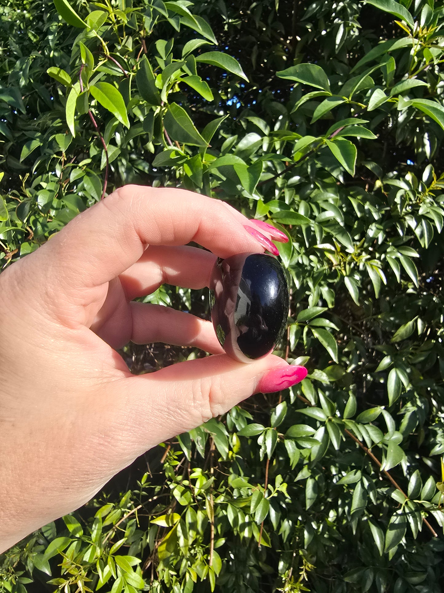 Silver Sheen Obsidian Heart A