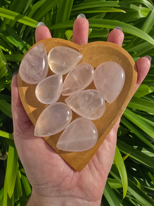 Rose Quartz Tear Drop