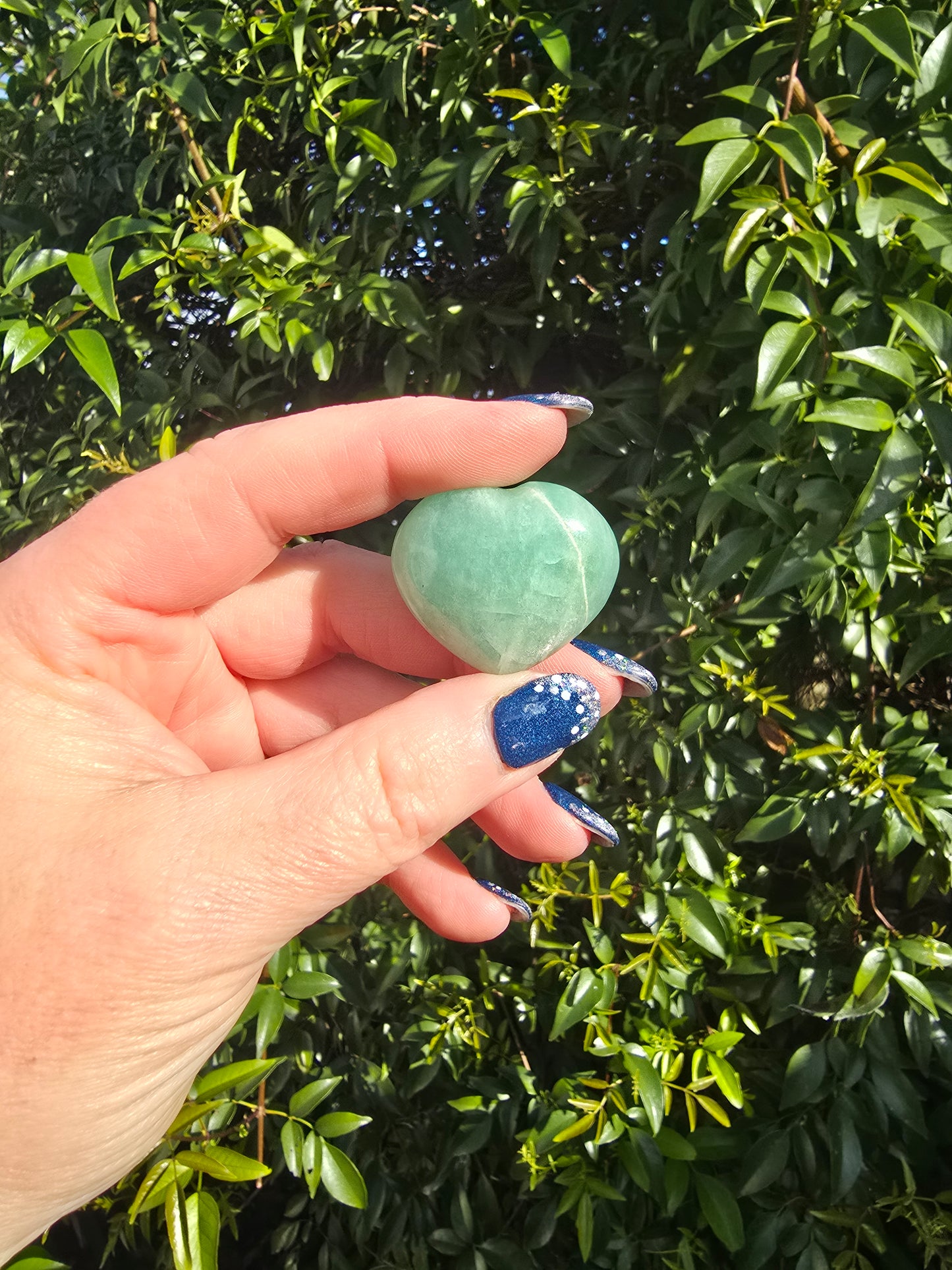 Amazonite Heart Small