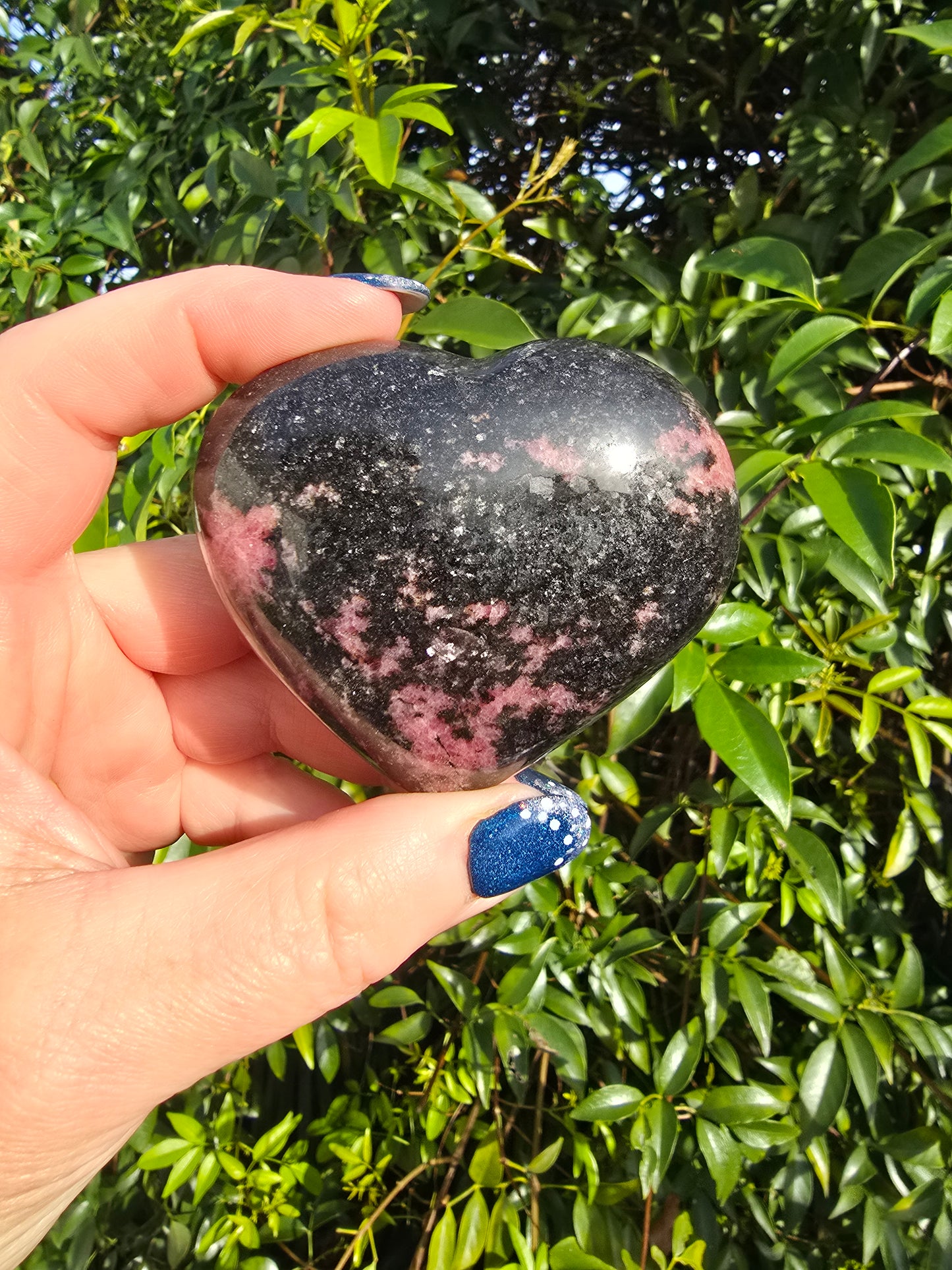Rhodonite Heart A