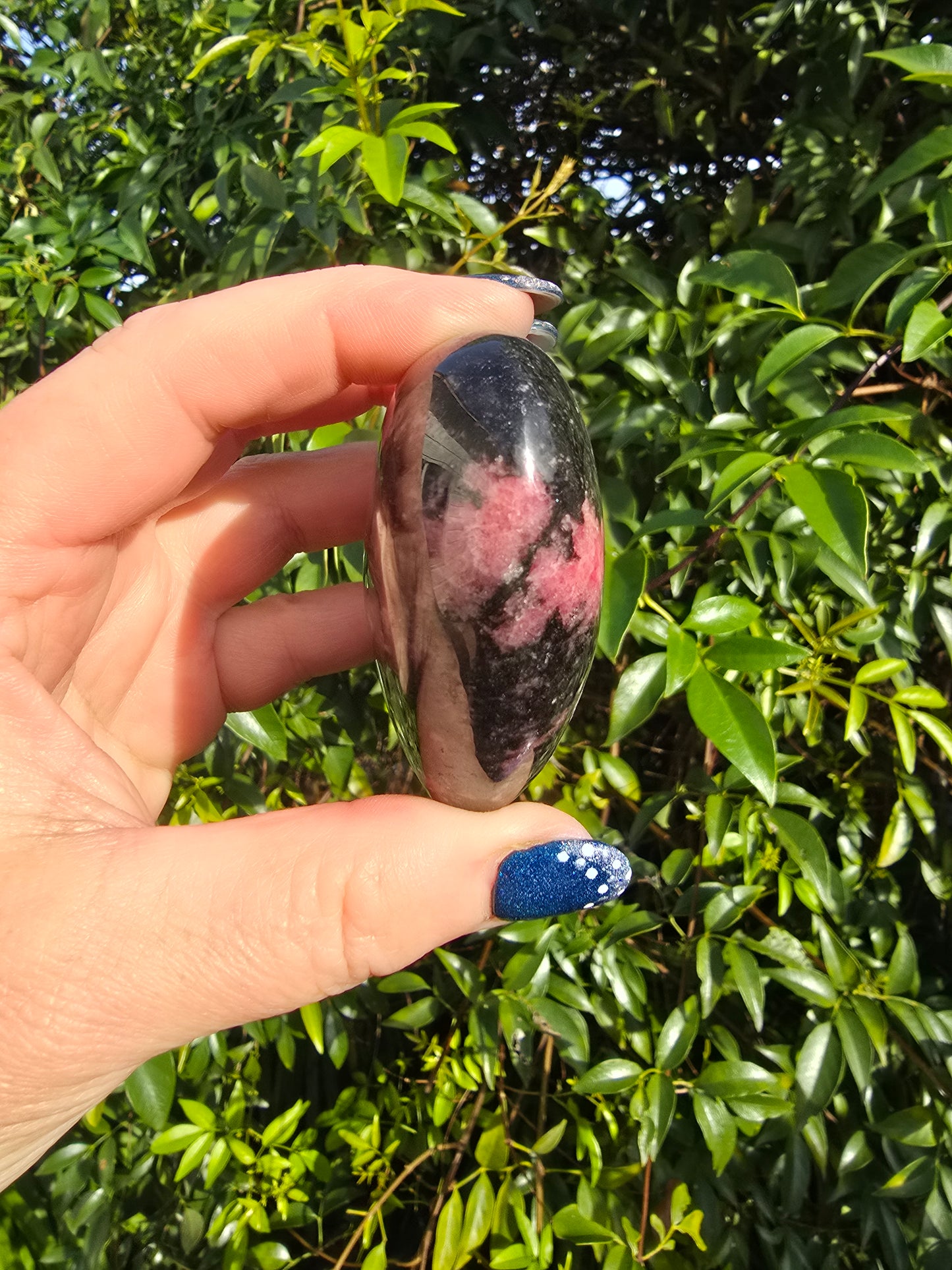 Rhodonite Heart A