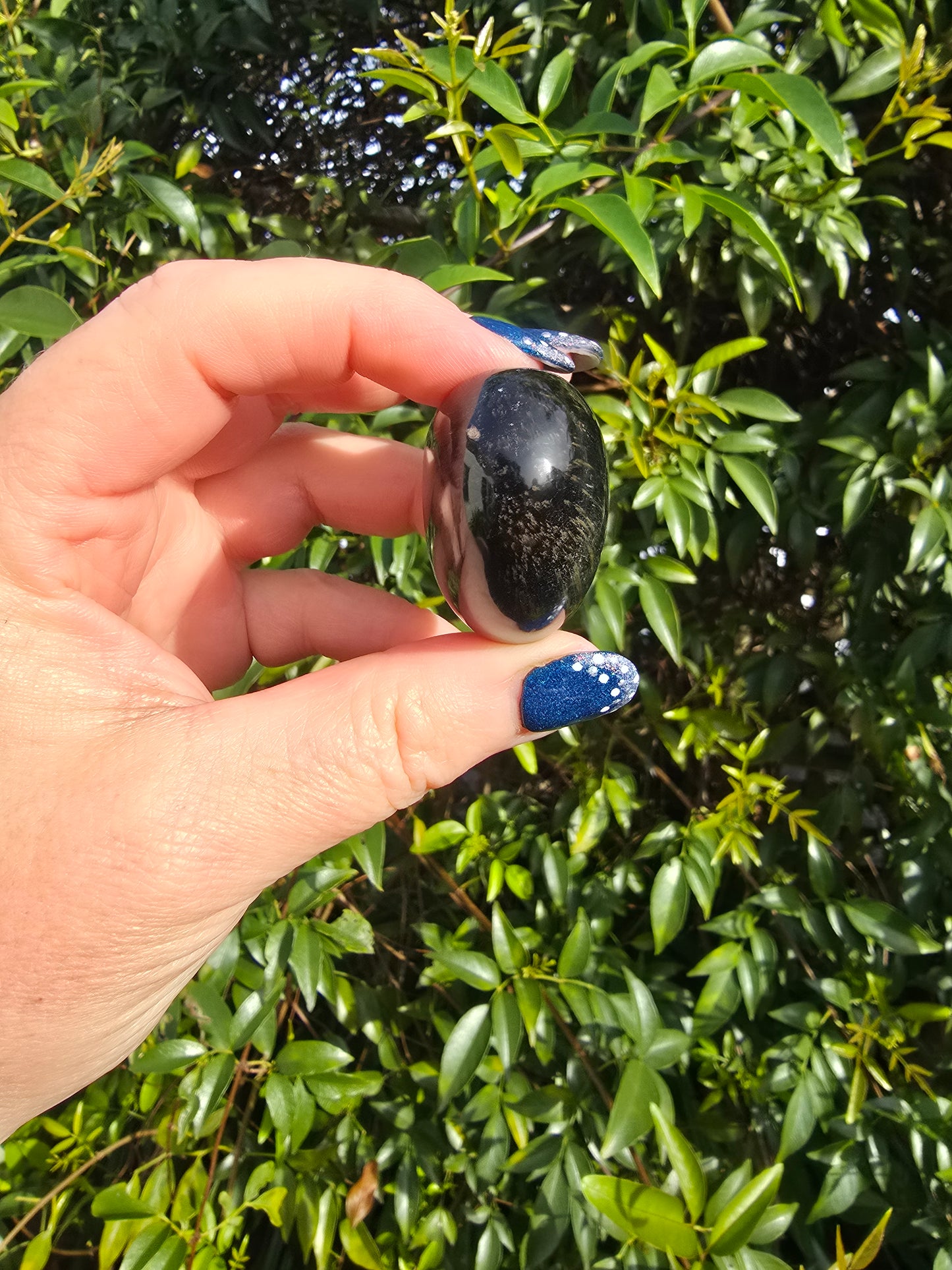 Blue Tigers Eye Heart B