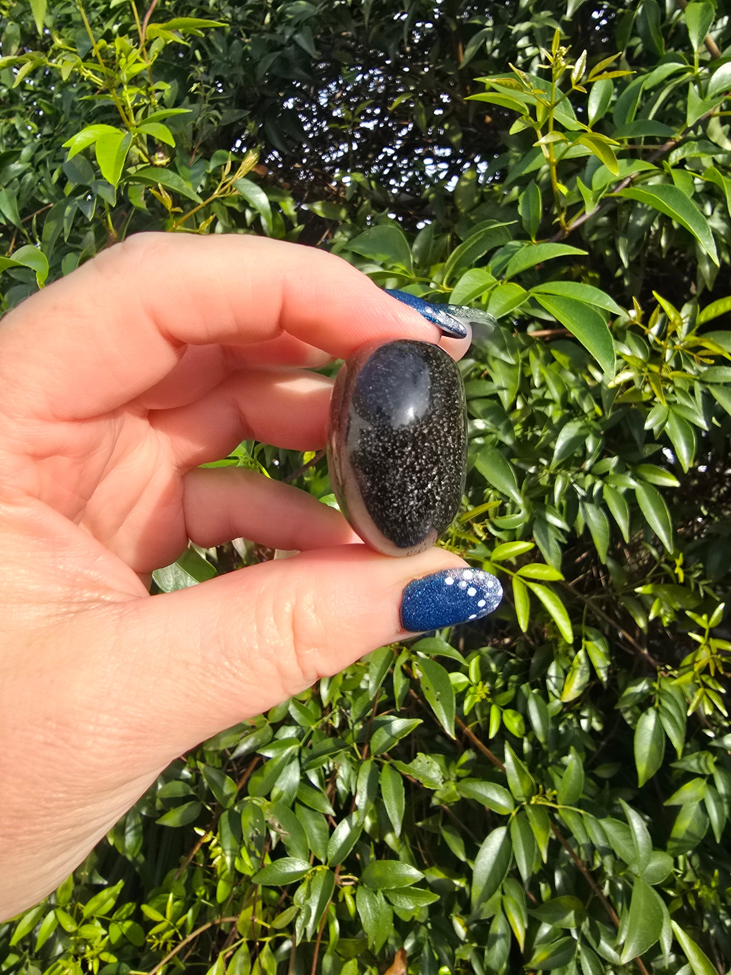 Blue Tigers Eye Heart E