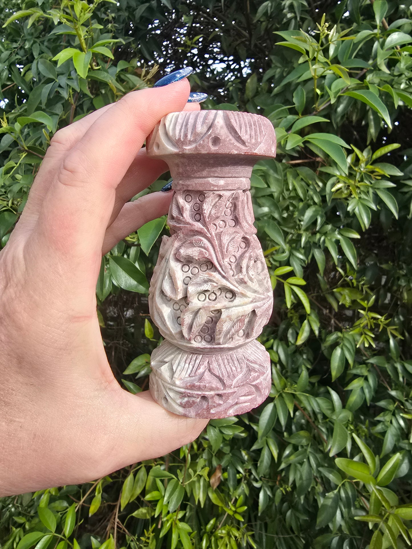 Soapstone Carved Vase A