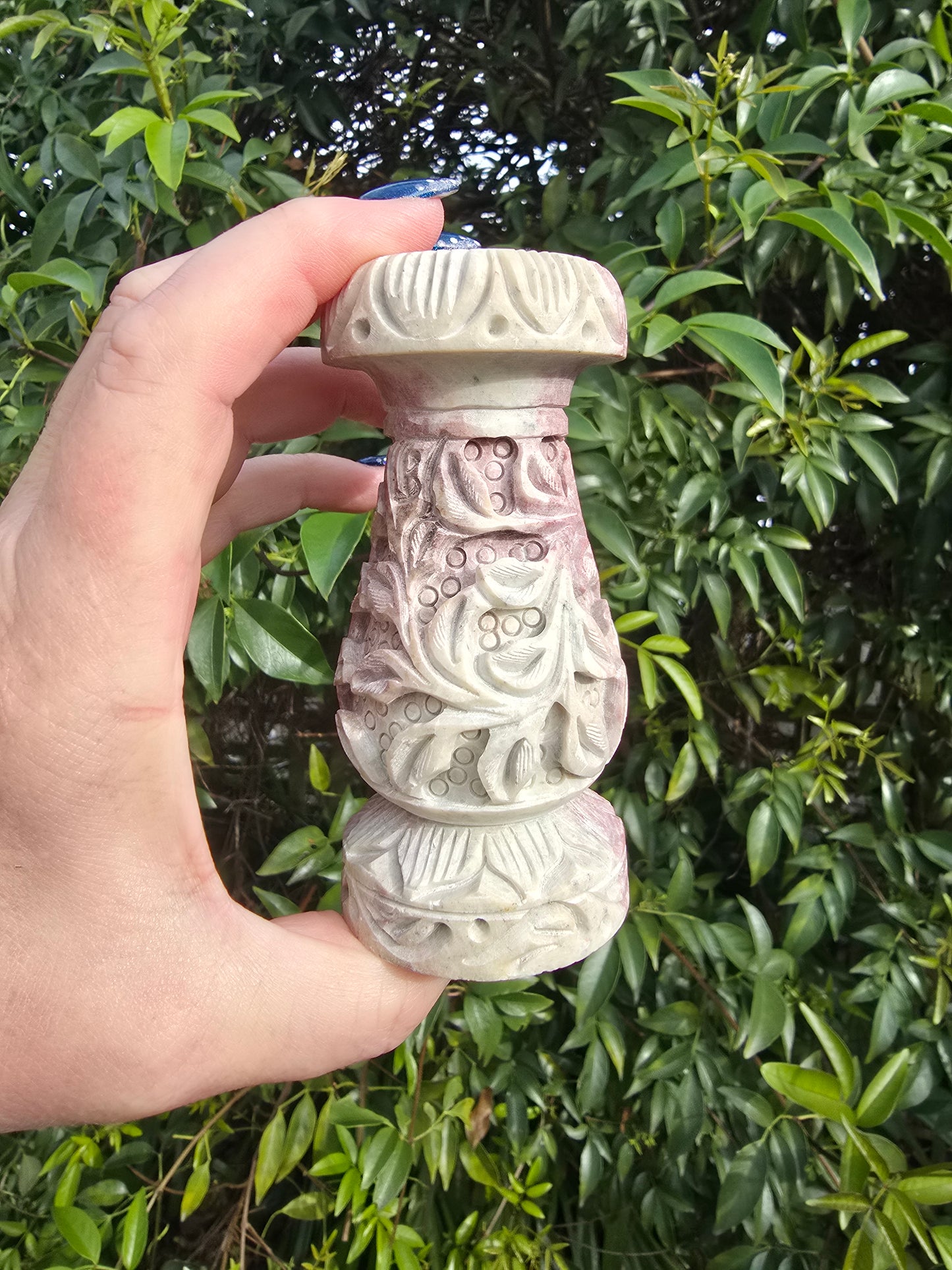 Soapstone Carved Vase A