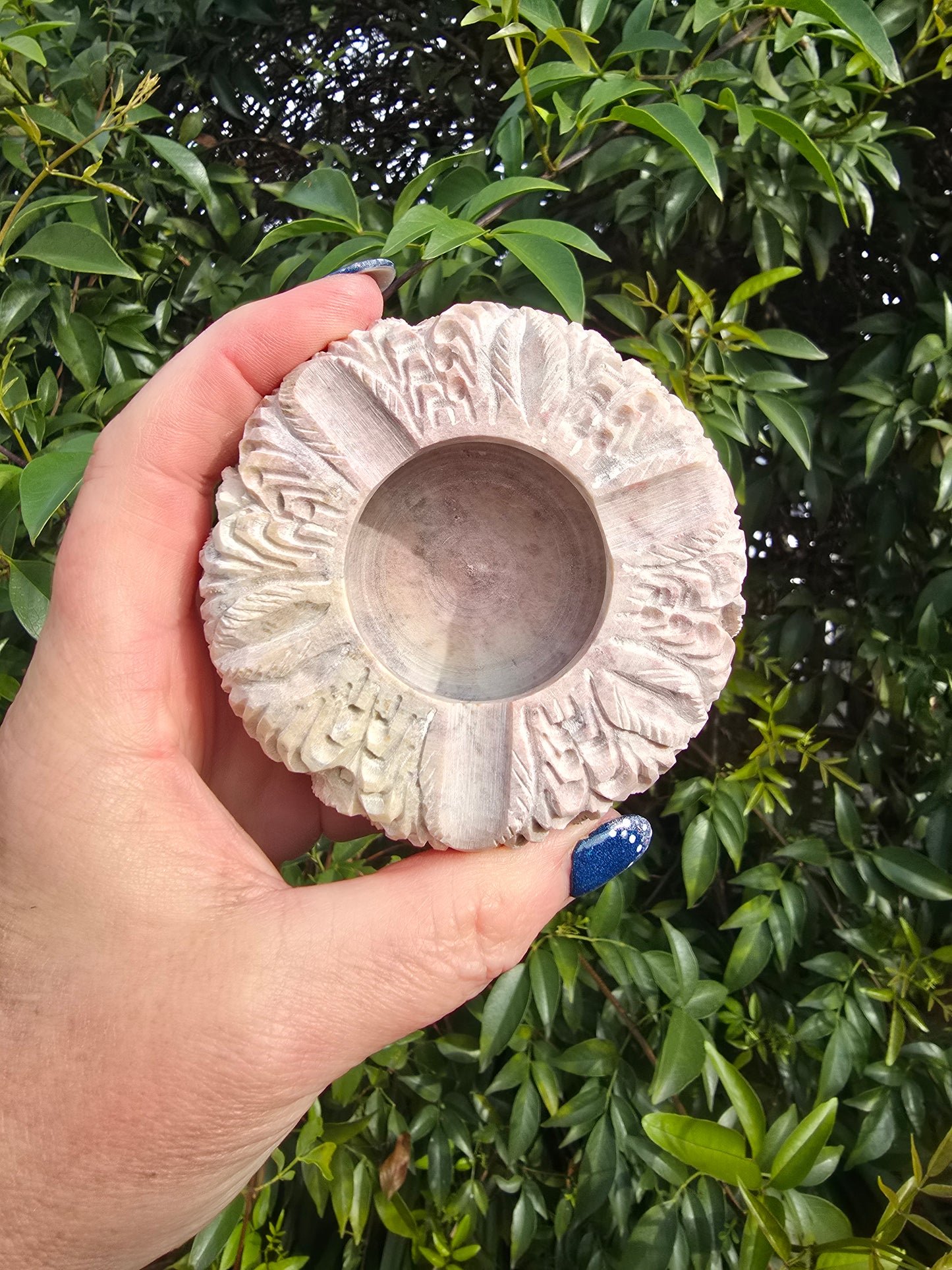 Soapstone Carved Ashtray/Dish i