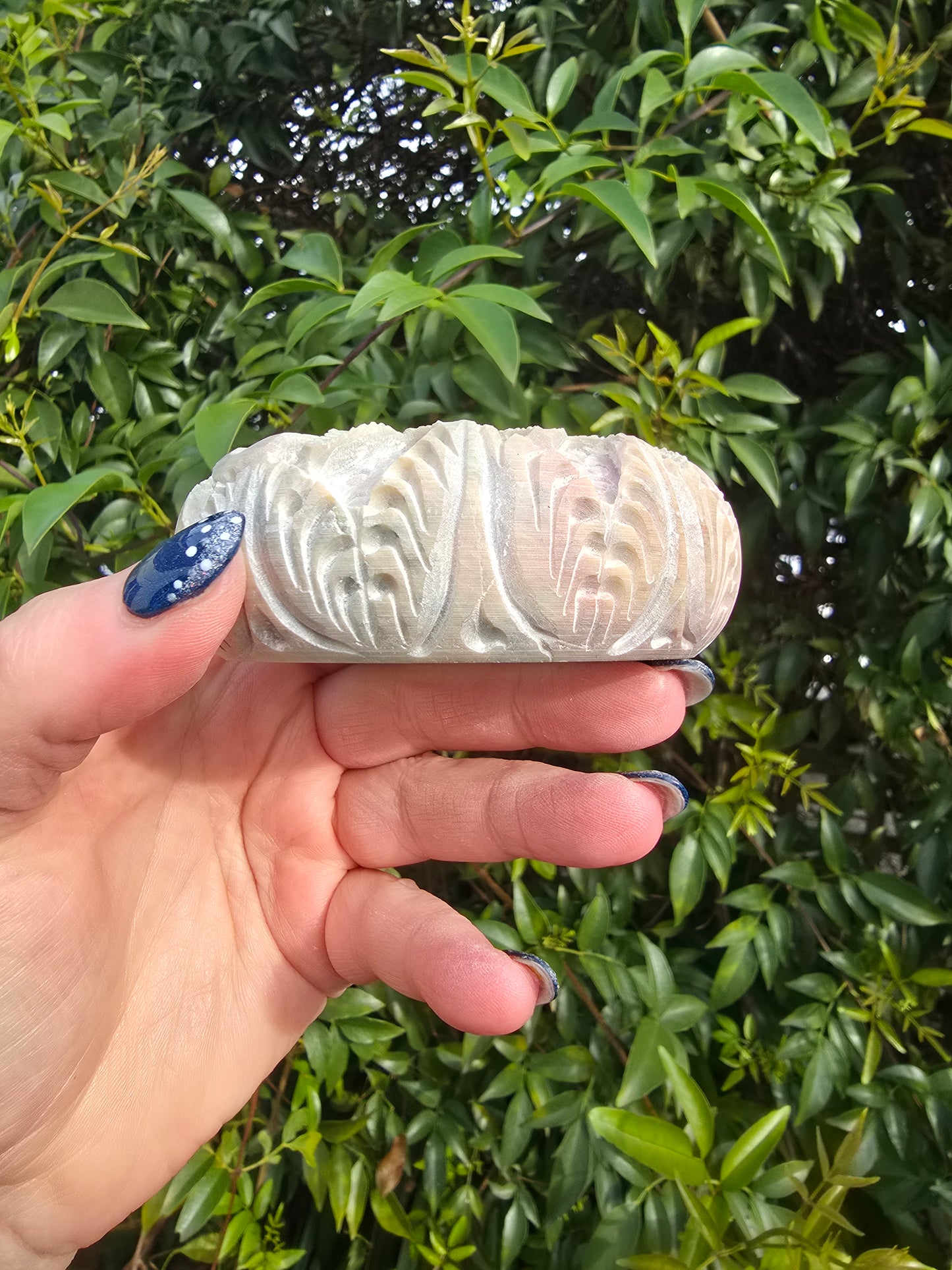 Soapstone Carved Ashtray/Dish O