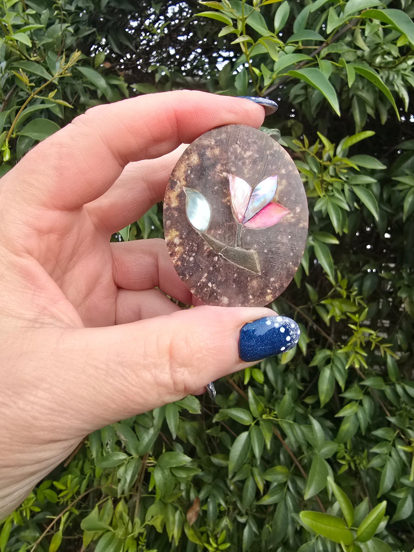 Soapstone Trinket Box Small C