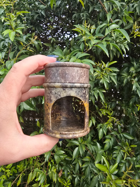 Soapstone Carved Oil Burner C