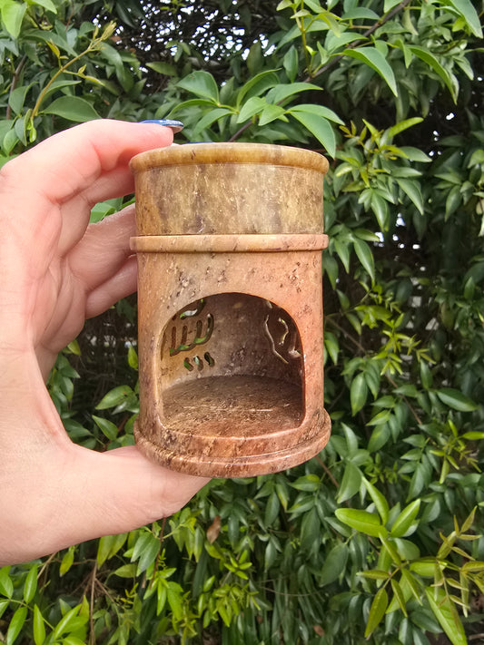 Soapstone Carved Oil Burner E