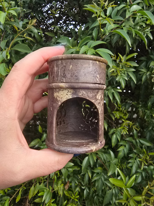 Soapstone Carved Oil Burner B