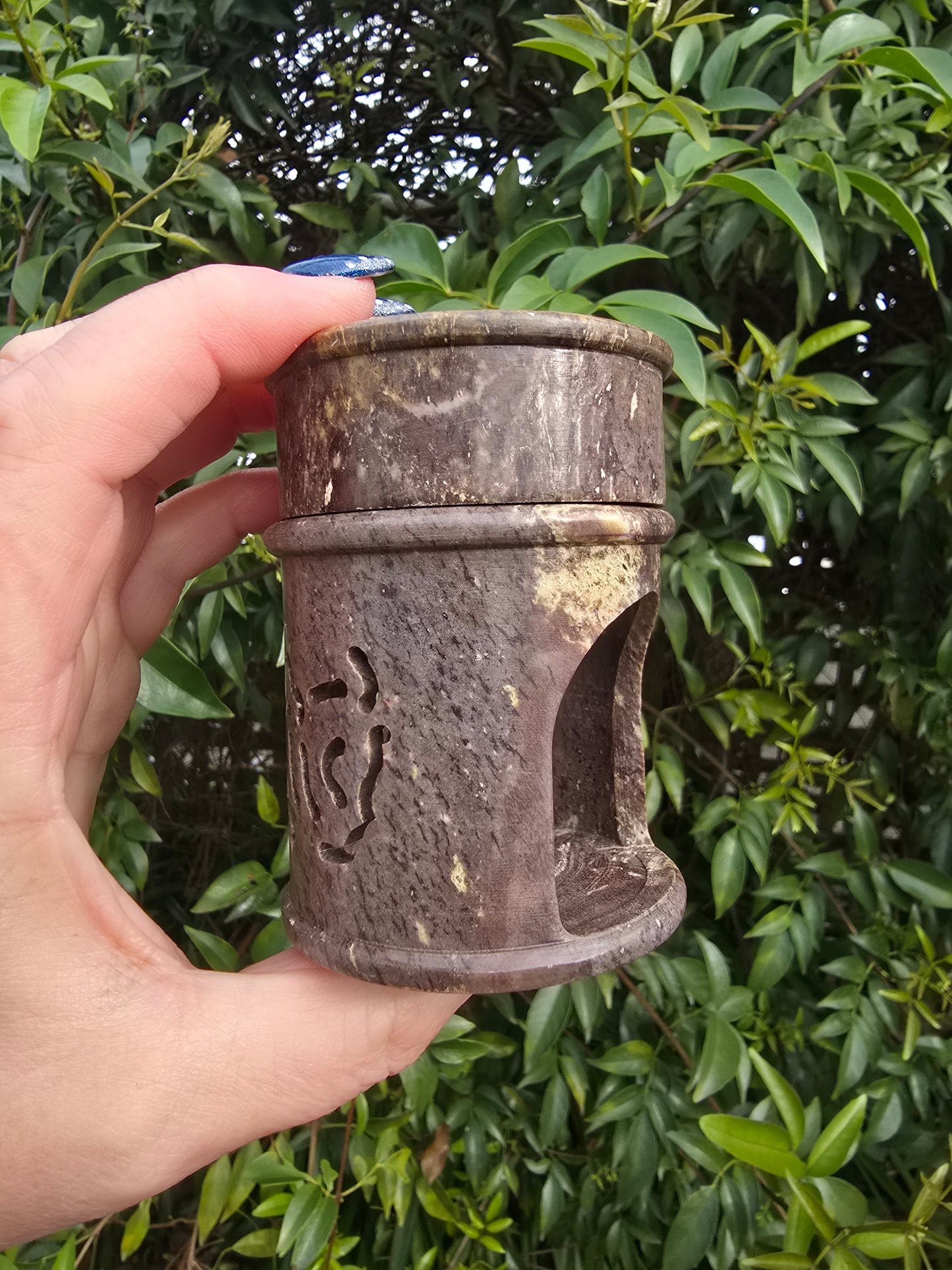 Soapstone Carved Oil Burner B