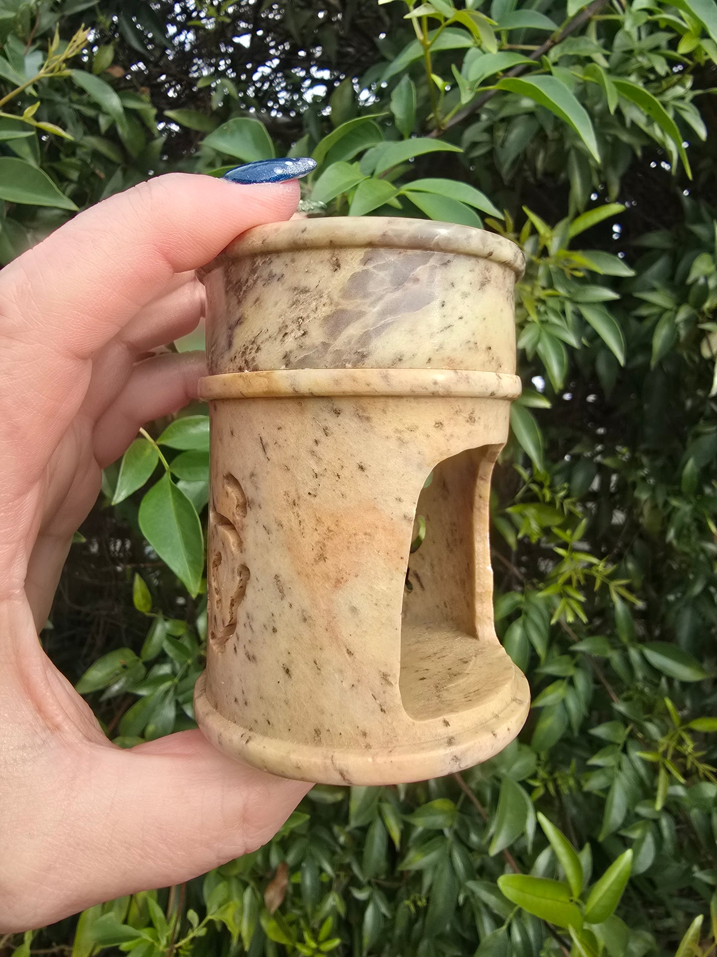 Soapstone Carved Oil Burner F