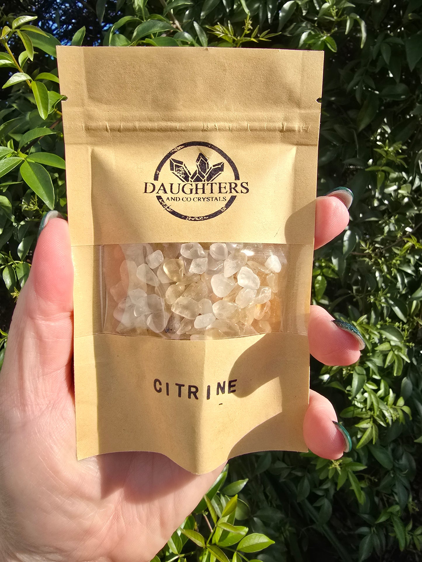 Citrine Crystal Chip 100 gms bag