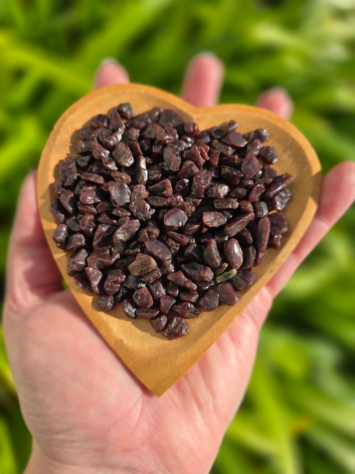 Garnet Crystal Chip 100 gms bag