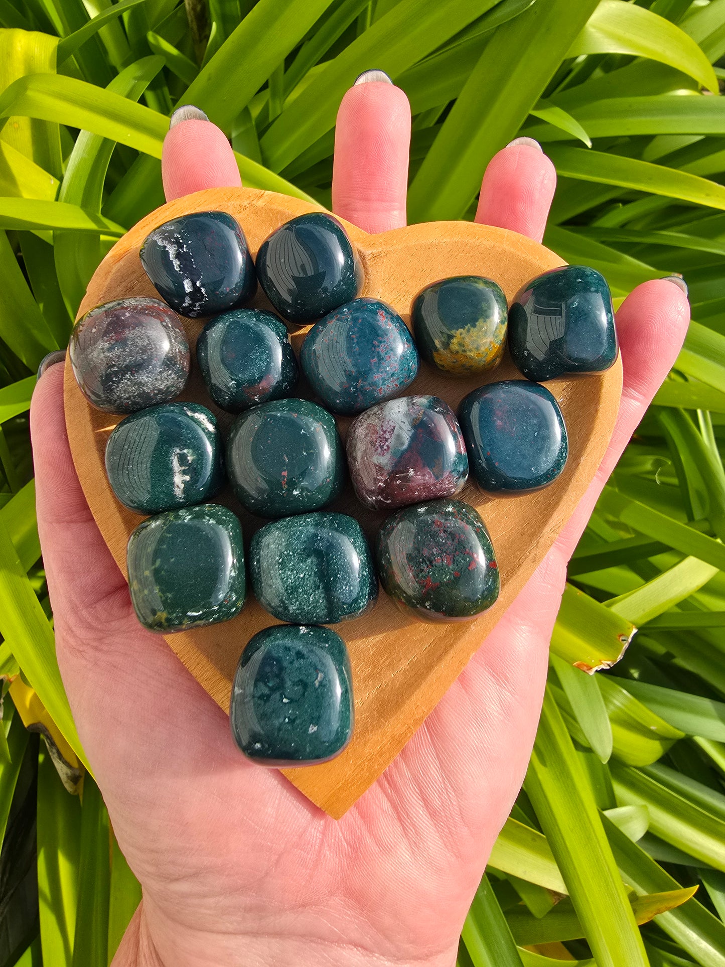 Bloodstone Tumbled Stone Small
