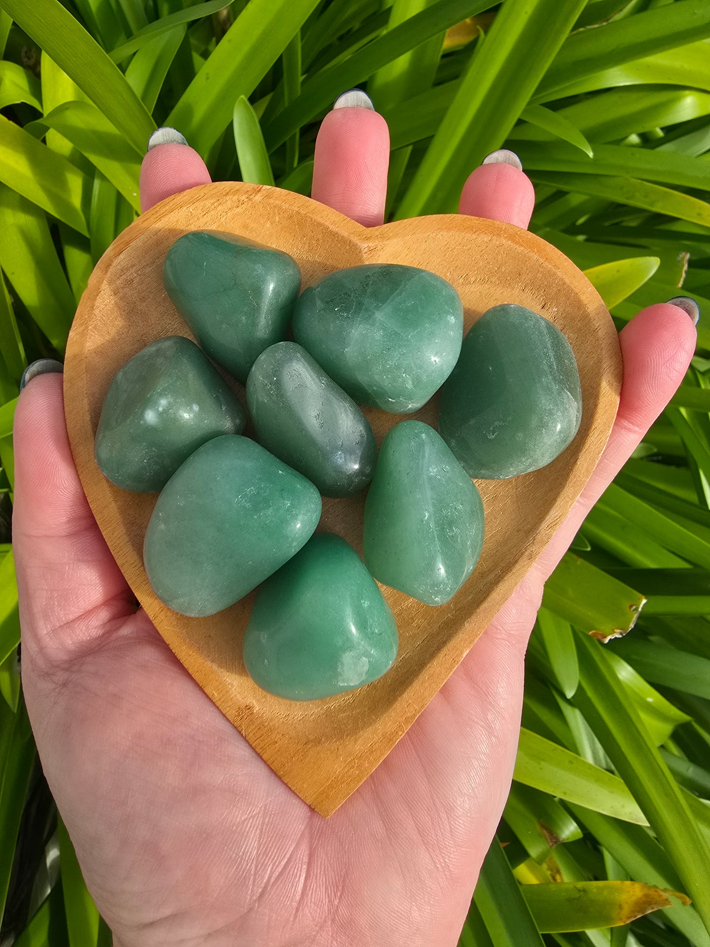 Green Aventurine Tumbled Stone Medium