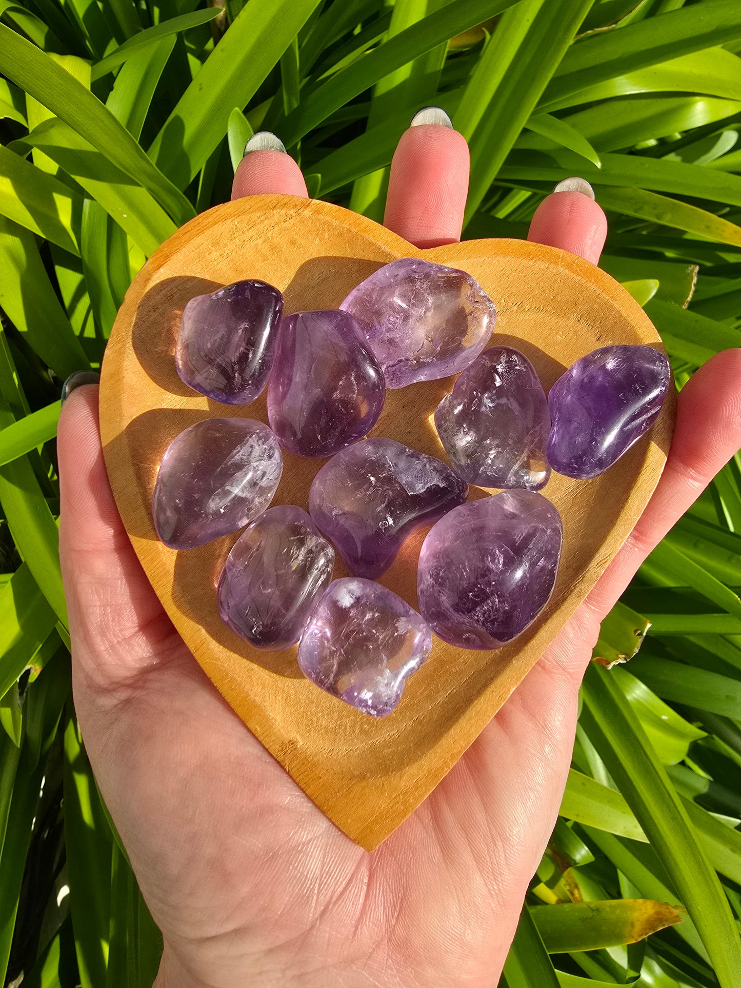 Amethyst Tumbled Stones 10 pack valued at $30