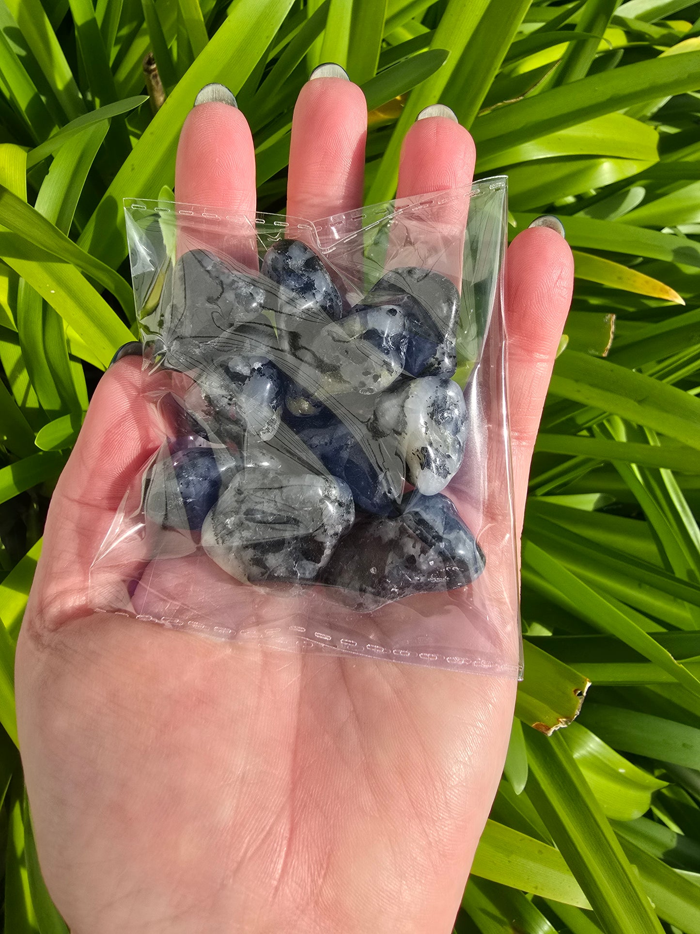 Quartz & Tourmaline Tumbled Stones 10 Pack Valued at $30