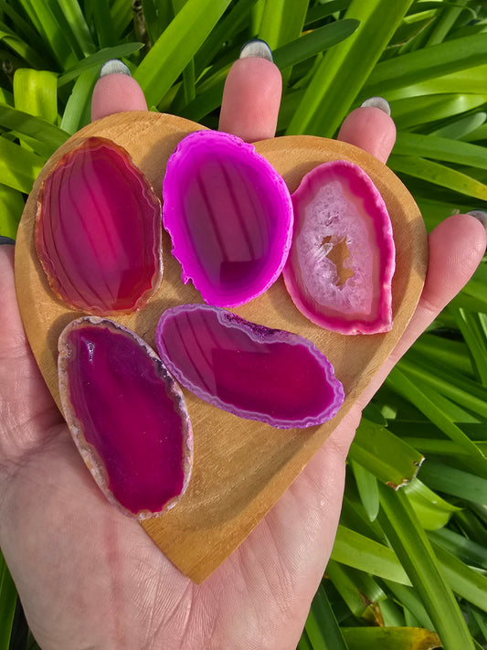 Agate Slice | Pink Small