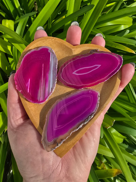 Agate Slice | Pink Medium