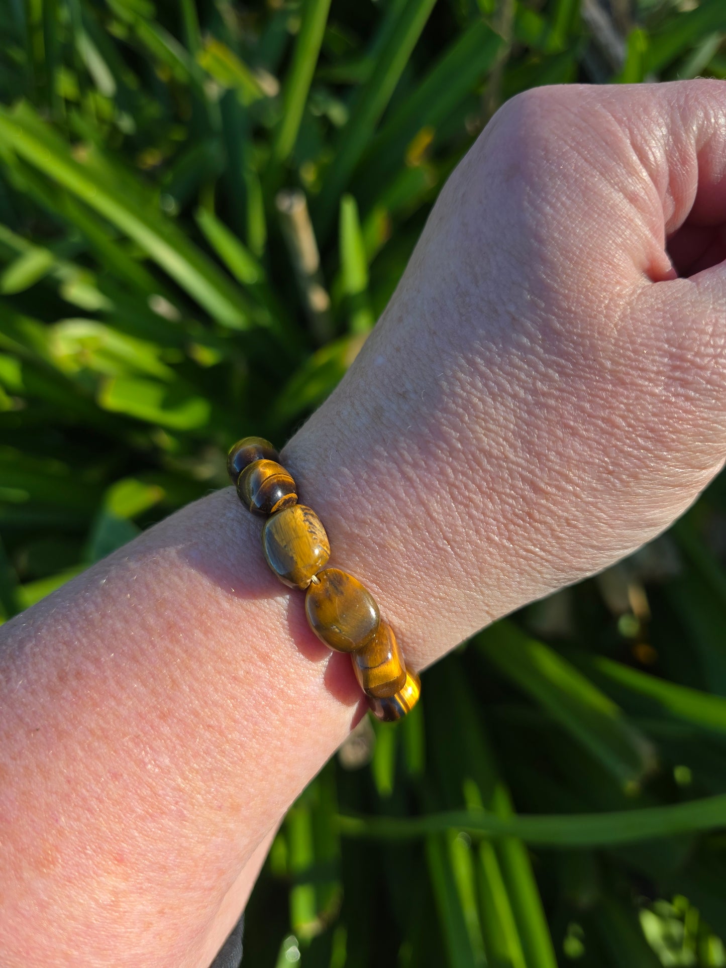 Tigers Eye Large | Nugget Bead Bracelet
