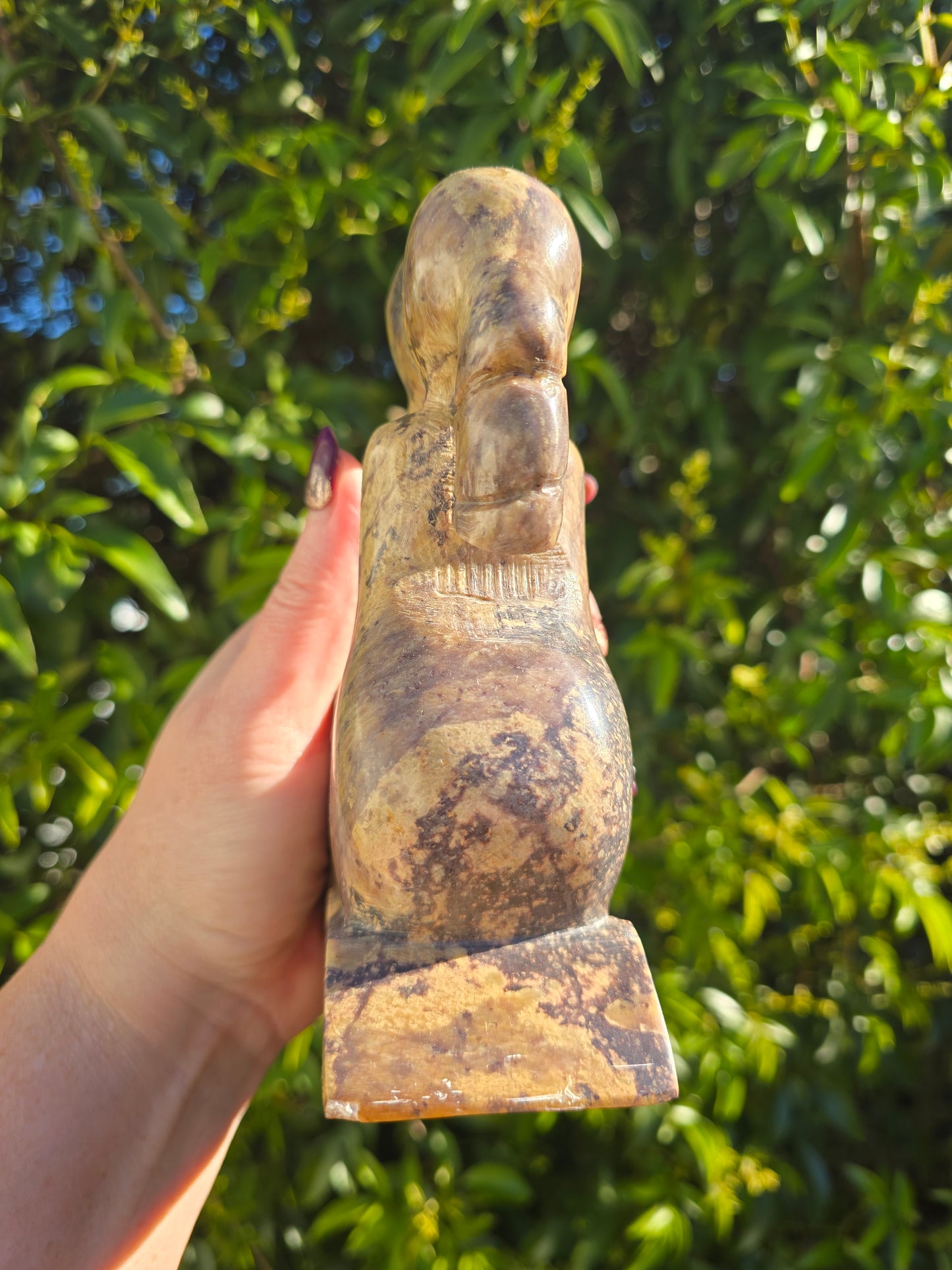 Kissing Couple Soapstone Piece C