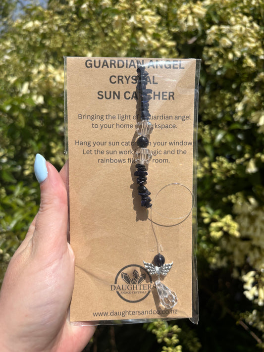 Blue Goldstone | Guardian Angel Sun Catcher