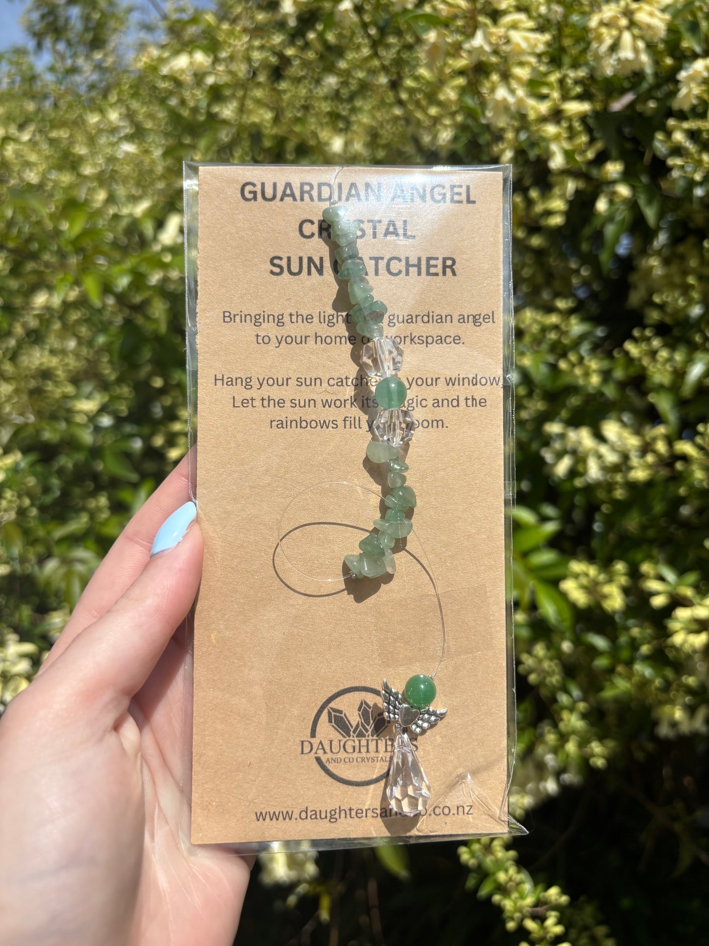 Green Aventurine | Guardian Angel Sun Catcher