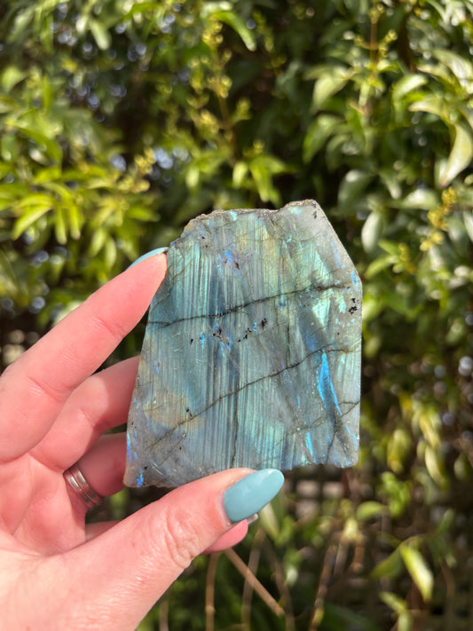 Labradorite Semi Polished Piece E
