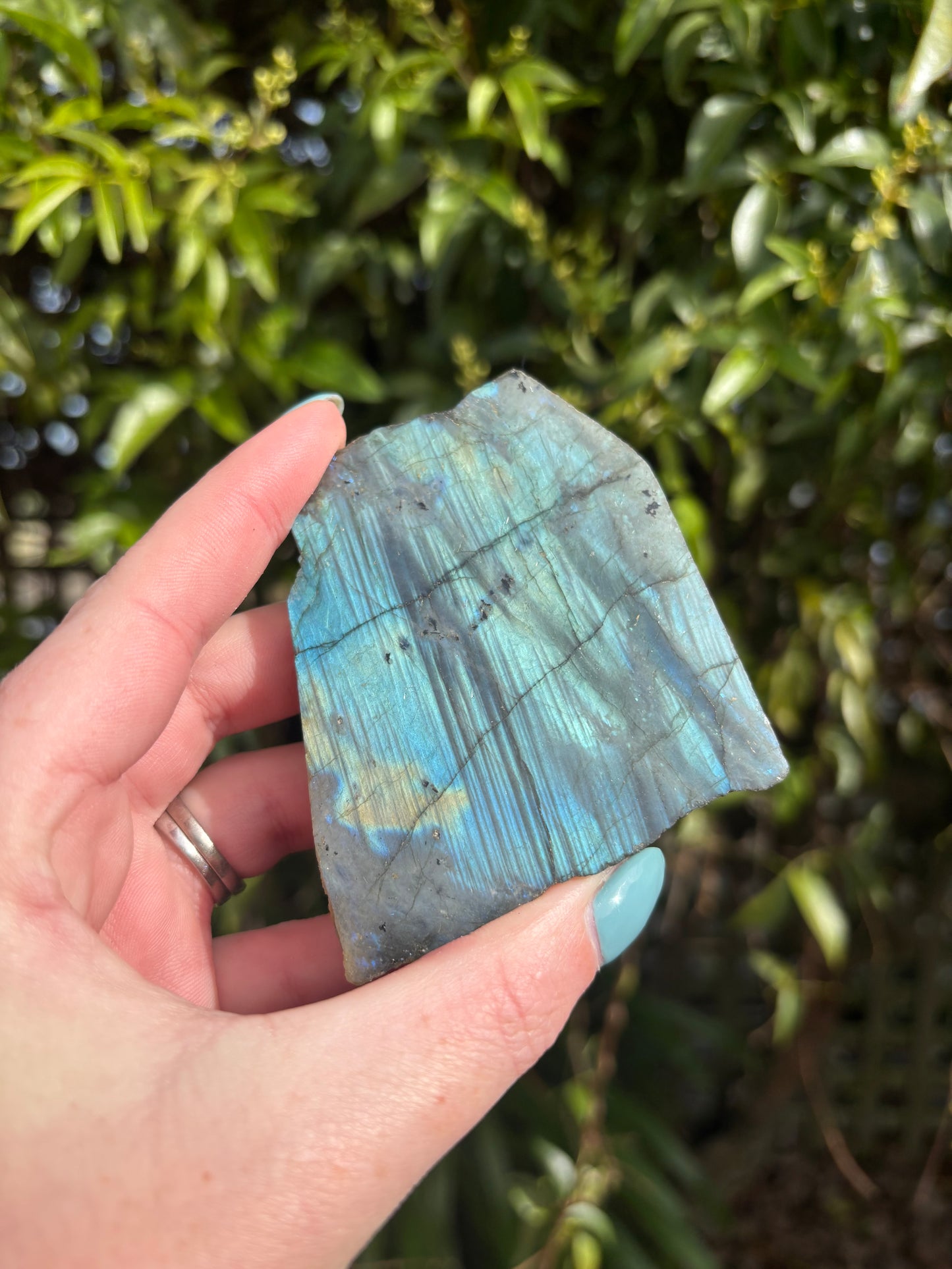 Labradorite Semi Polished Piece E