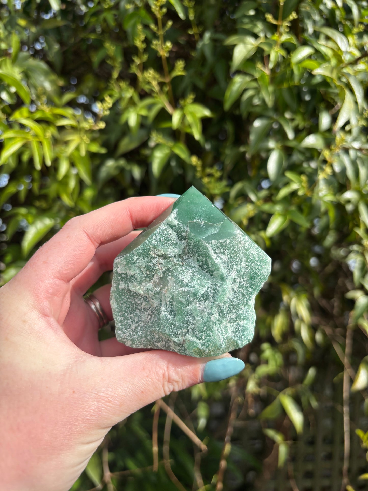 Green Aventurine Semi Polished Point A